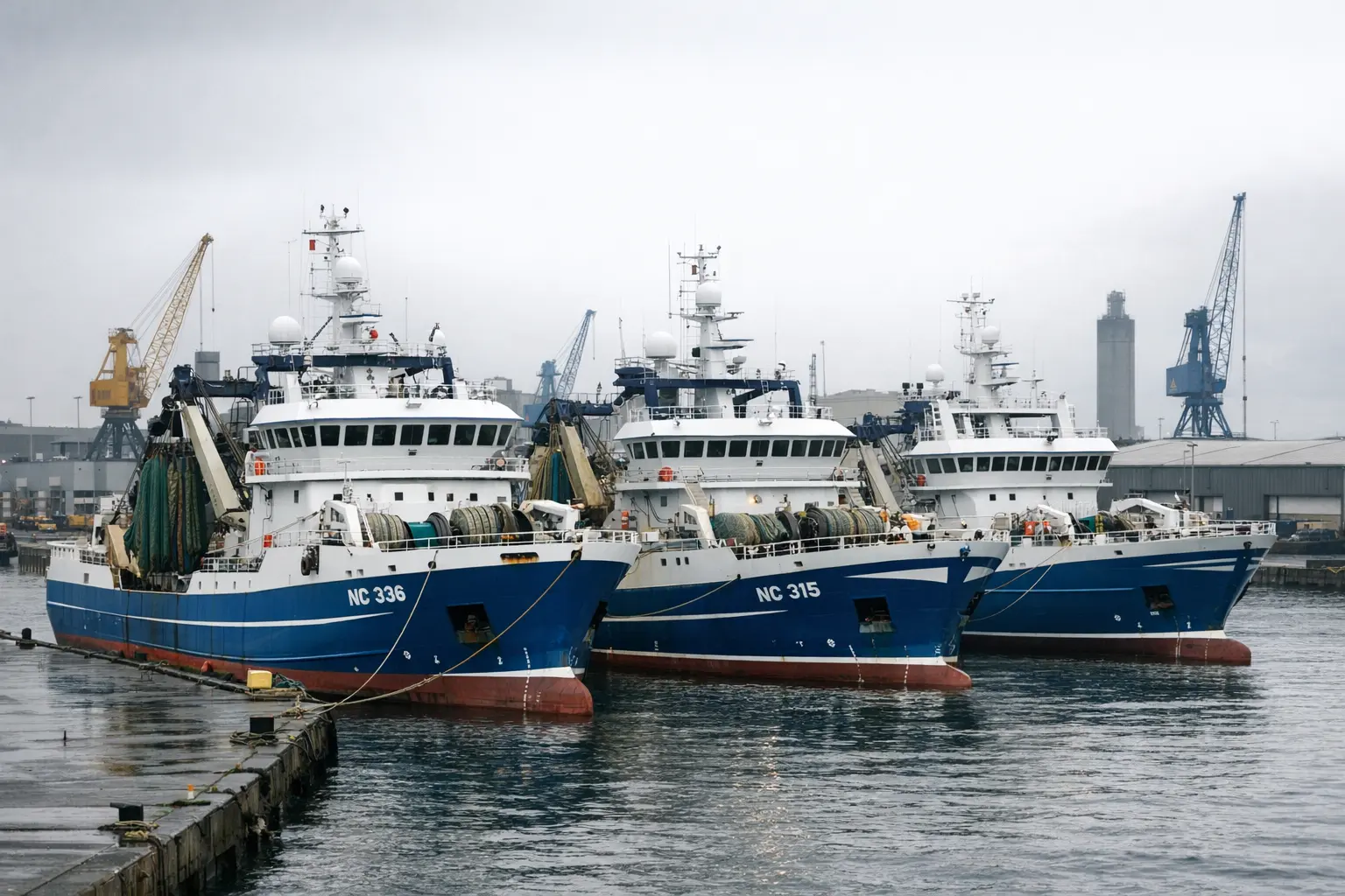 Hochseefischerei Deutschland Trawler Cuxhaven Hafen